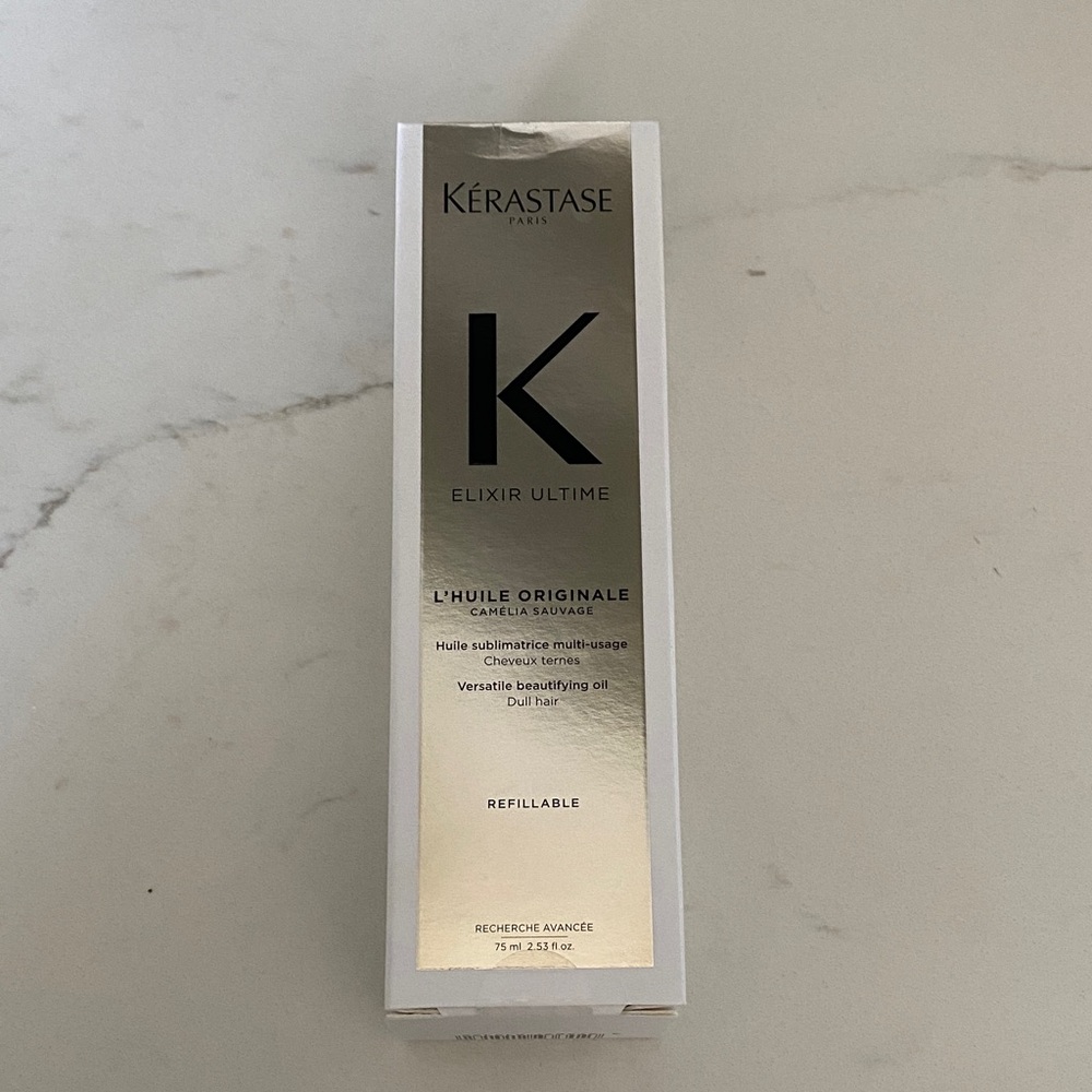 KERATASE Elixir Ultime Refillable Hydrating Hair Oil for Shine. Unopened. 2.53